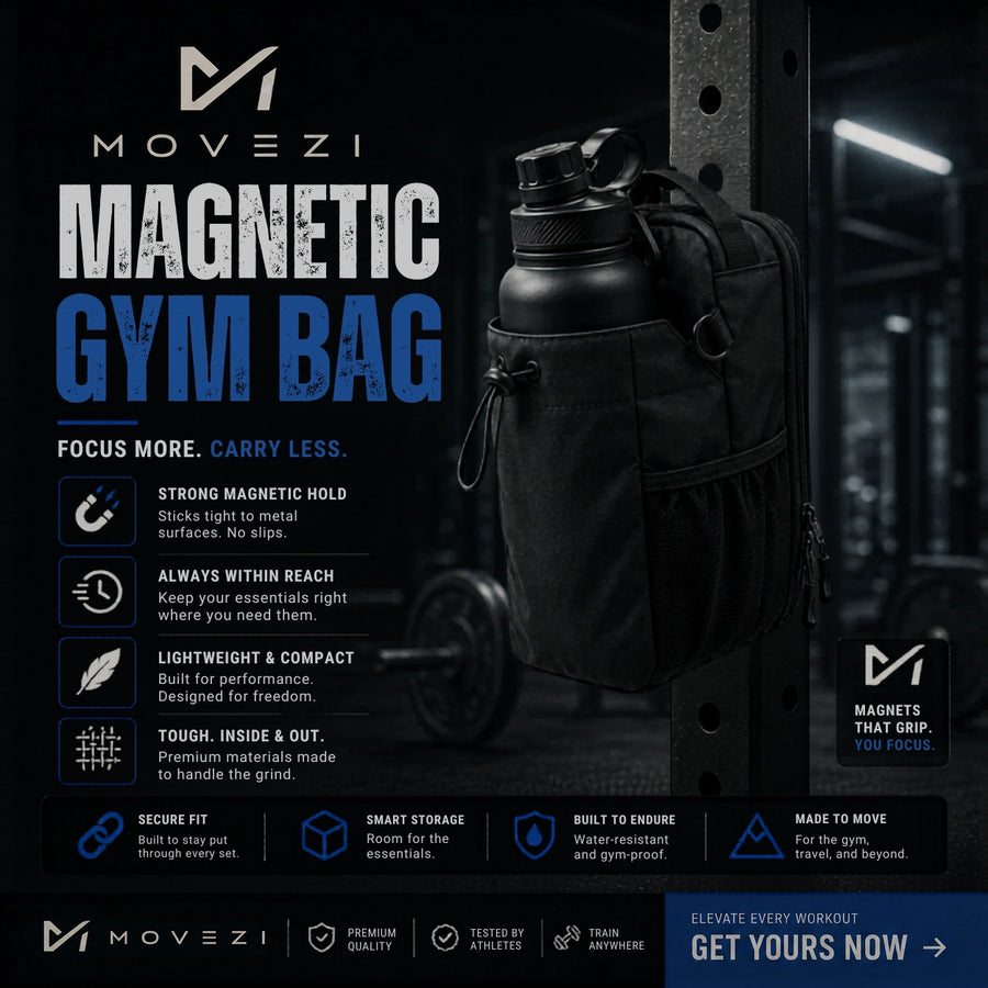 MOVEZI Magnetic Gym Bag